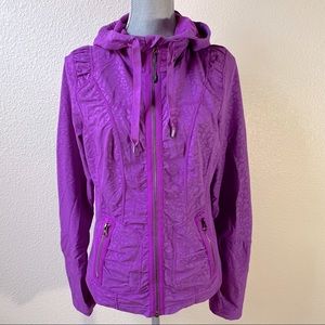 Zella Fuchsia Hoodie Jacket, Size M